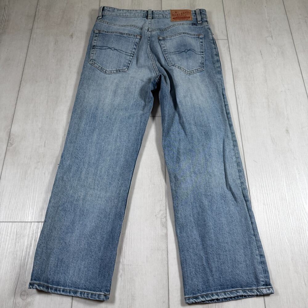 LUCKY BRAND Lucky Pins High Rise Wide Leg Jeans Women's 10/30 Patchwork Boho - Picture 4 of 11